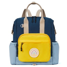 CLUCI Toddler Backpack Kids Backpacks For Boys Preschool Kindergarten Elementary Daycare Backpack For School & Travel Bookbag with 4 Detachable Cute Patches