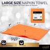 Amcrate Big Party Pack 40 Count Orange Dinner Napkins Tableware-