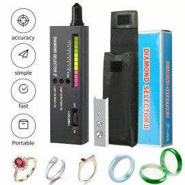 premiumwire Diamond Tester Gold Silver Selector Gemstone Testing Kit Digital Electronic Tool