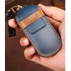 KUNIO Car Key Case Fits Mini Leather, blue