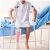 NOLITOY Leg Cast Cover for Shower with Watertight Seal Transparent