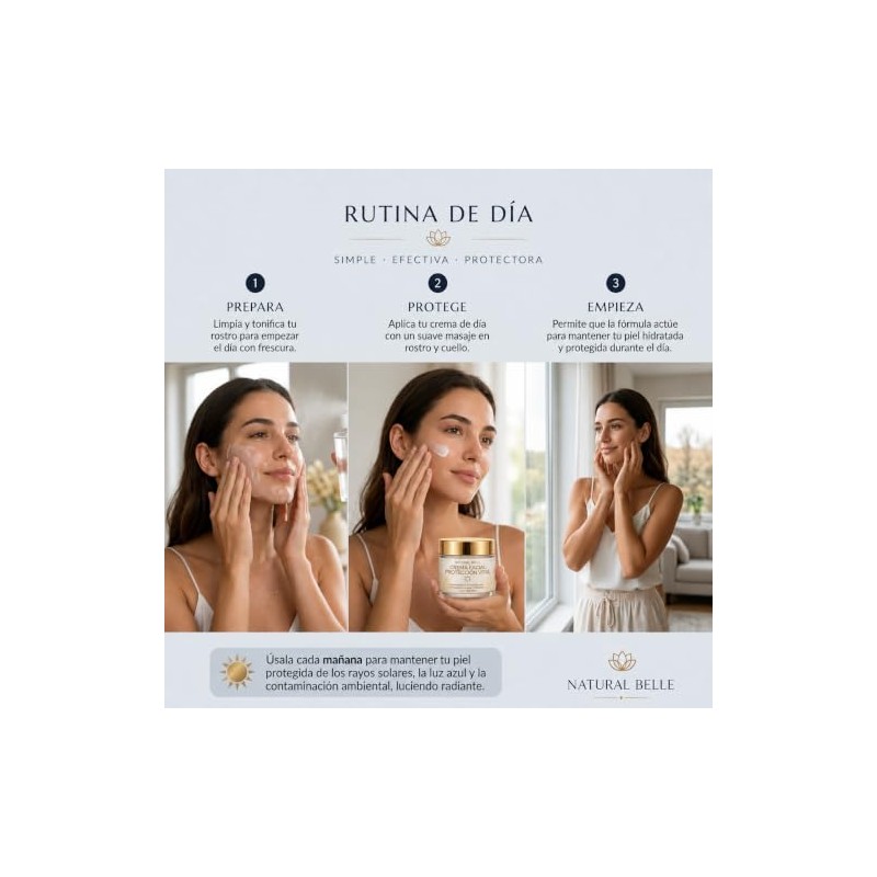 Crema Facial de día hidratante con células de algodón- 60g