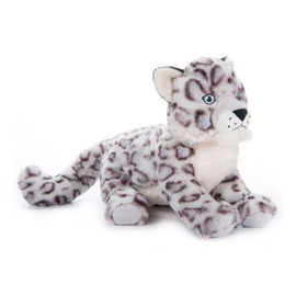 The Petting Zoo Snow Leopard Stuffed Animal Plushie, Gifts for Kids, Earth Keeperz Wildlife Animals, Zoologee Snow Leopard Plush Toy, 12 inches