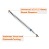 sourcing map 6pcs 120-140 Grits Diamond Grinding Bit 1.8mm Oval