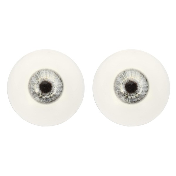 PATIKIL 32mm Doll Eyes,1 Pair Realistic Acrylic Eyes Plastic Half