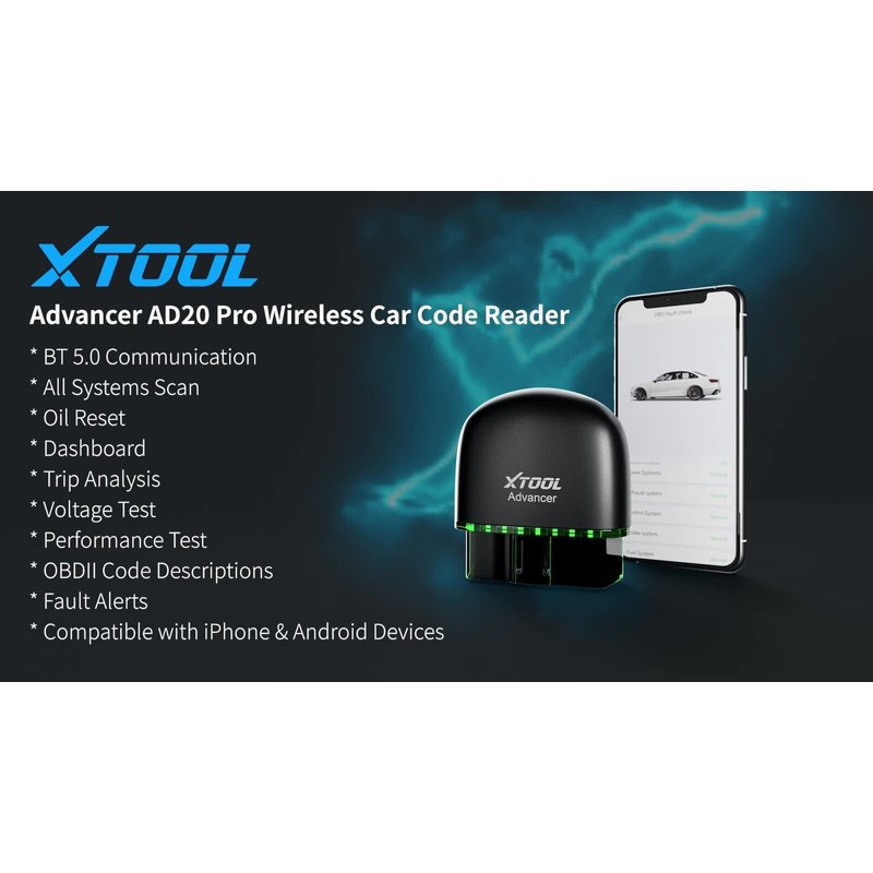 XTOOL 2025 XTOOL AD20 PRO OBD2 Scanner Code Reader Full
