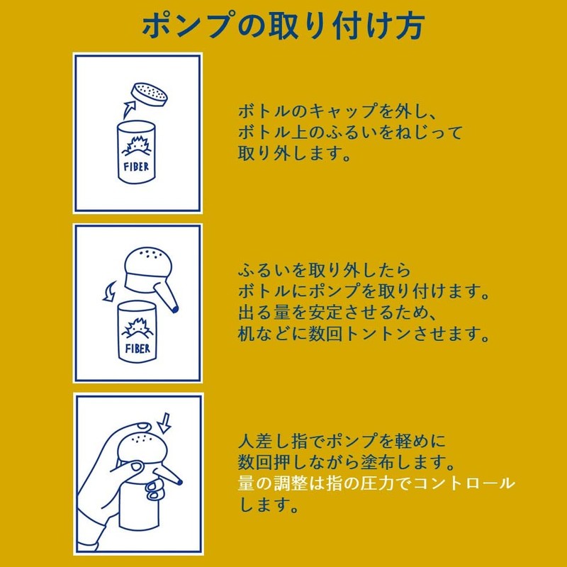 Monster Fiber 3-Piece Set [Fiber Pump Comb] (Natural Black) Hairmon