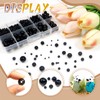 TOAOB 736pcs Sew in Eyes Doll Eyeballs 3mm to 12mm