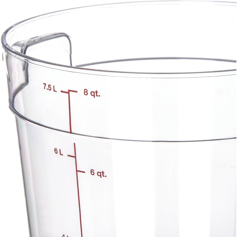 Carlisle FoodService Products Storplus Round Food Storage Container with Stackable