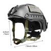 Yzpacc Tactical High Cut Helmet Chin Strap Adjustable Dial 4