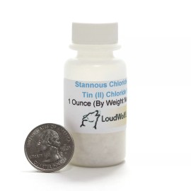 LOUD-WOLF Stannous Chloride, 1oz, Add Water to Mix Your Own Gold Test Solution FROM USA