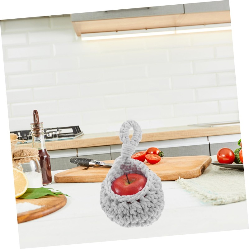 SHOWERORO Multi-purpose Wall Hanging Basket Kitchen Fruit Veg Storage Woven