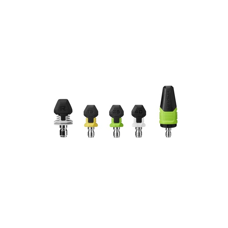 EGO ANK3200 Max 4500 PSI Pressure Washer Nozzle Kit includes