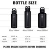Fanhaw 64 oz Stainless Steel Insulated Water Bottle with 3