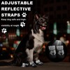 QKURT Pack of 4 Dog Shoes, Dog Boots, Paw Protection,