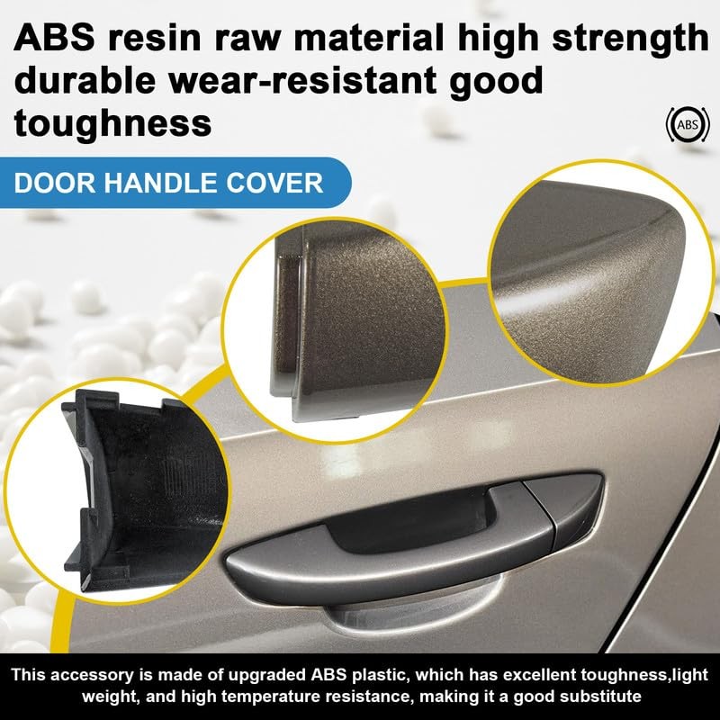 Goholy Car Exterior Door Handle Key Hole Trim Cover CapCompatible