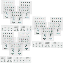 Baluue 3sets Festival Face Jewels Rhinestones Gems Sticker Body Jewelry Stick Face Glitter Crystals 10sheets*3