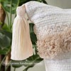 SOFJAGETQ Boho Decorative Throw Pillow Covers - Cotton Hand-Woven Tufted