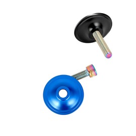 HOUSON MTB Bicycle Headset Top Cap, Stem Cap for Road Bike, MTB, BMX, 28.6mm Black