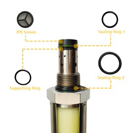 IPR Valve 6.0 Powerstroke Injector Pressure Regulator | Fit for 2003-2010 F250 F350 F450 F550 E450 Super Duty Excursion, 04-10 E350 E450 | OE# CM-5126, 5C3Z-9C968-CA, 5C349C968CA, 1846057C1, AP63417