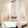 Mosquito Net for Double Bed 4 Corner Post Elegant Mosquito