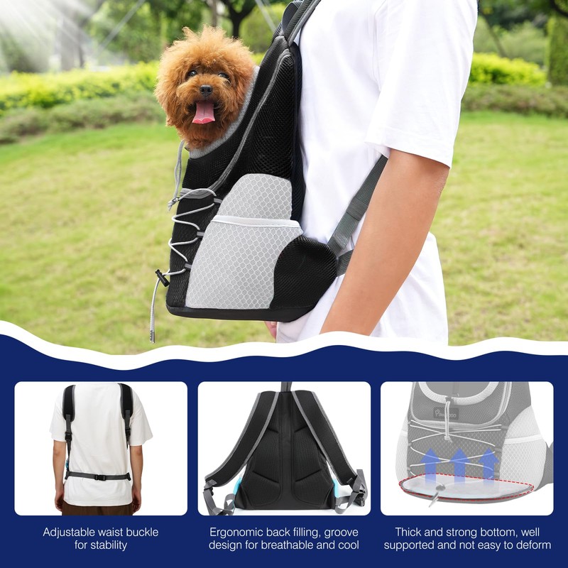 Pawaboo Pet Dog Carrier Backpack, Puppy Dog Travel Front Carrier