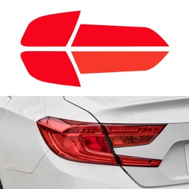 TOMALL Vinyl Smoke Tint Turn Signal Reverse Light Films Compatible with Honda 10th Accord 2018-2020 PreCut Car Tail Light Transmission Stickers Exterior Decoration (Red)