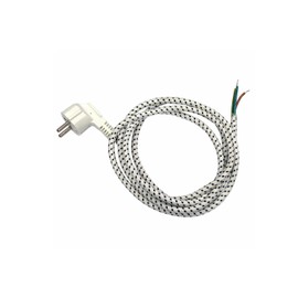 C/Schuko Iron Cable 2m 2 x 0.75mm² Ideal for safe and efficient use and ensures optimal performance on your electric irons.