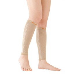 M.D.P. Calf Supporter, Standing Work Momi x 2, Firm Momi, Set of 2 (for both feet), Compression, Beige