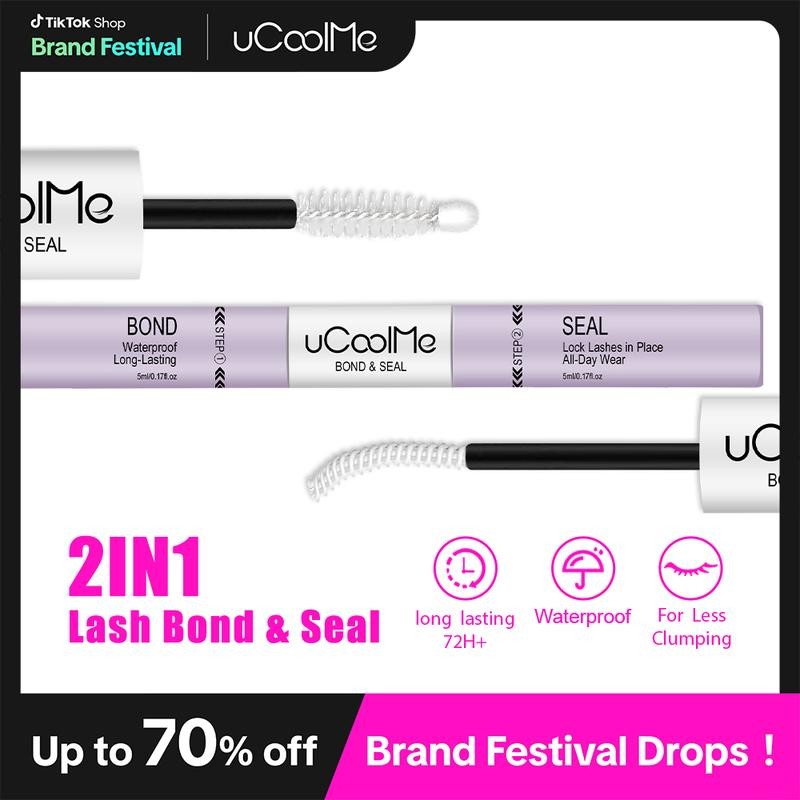 uCoolMe Lashes 2IN1 Bond & Seal Upgrade for Perfect Makeup