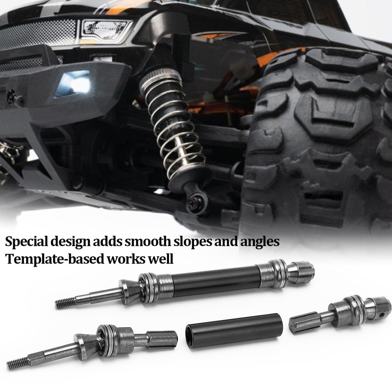 CVD Steel Rear Drive Shaft Assembly for Traxxas Slash Rustler