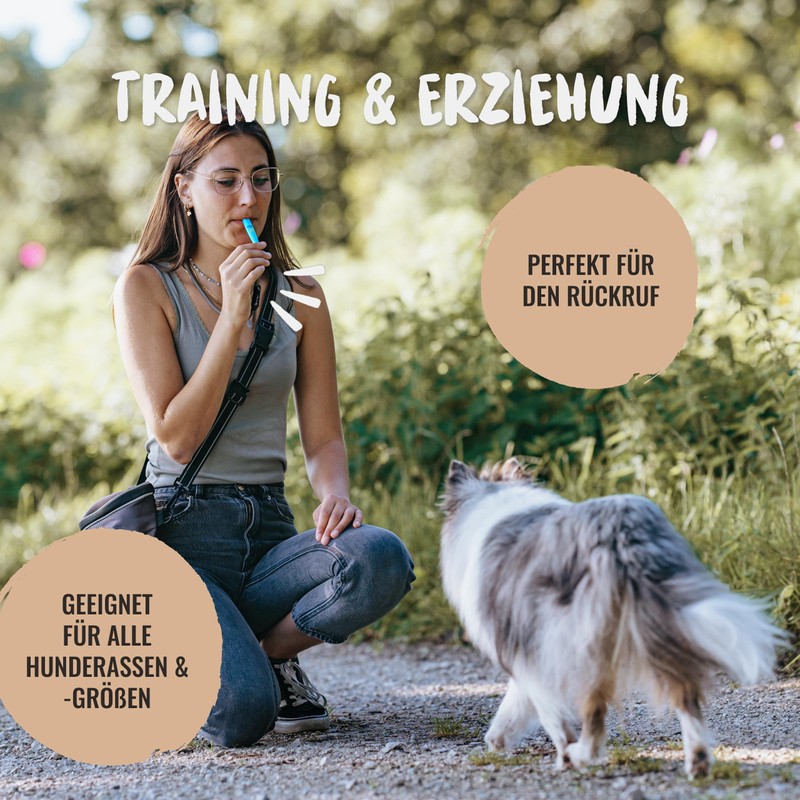 Rudelkönig Dog Whistle for Recall - Professional Training Whistle with