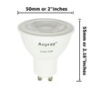Anyray 1-LED Bulb 5W Replacement for GU10 120v 35W MR-16