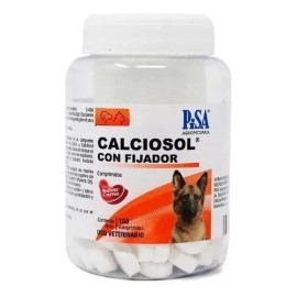 Calcio Para Perros Gatos Calciosol Con Fijador 150 Tabletas