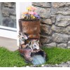 Euiroet Garden Rain Downspout Diverter, Splash Block & Gutter Extender,