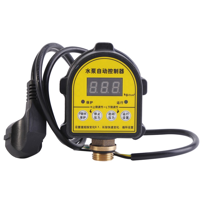Household Automatic Digital Water Pump Pressure Controller Intelligent ON OFF