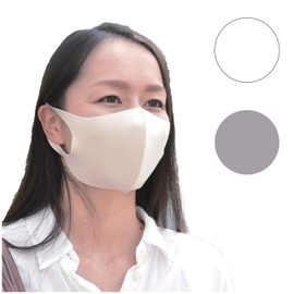 Cool Feeling Mask, Regular Size (Adults), Unisex, Approx. 11.8 x 4.7 inches (30 x 12 cm), Gray Color (3 Pieces), For Summer, Can Be Reused, Washable Mask, Stretchable, Breathable, High Density, 3D Type, Refreshing Comfortable