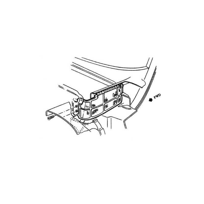 1976-1982 Corvette Cowl Top Air Inlet Screen