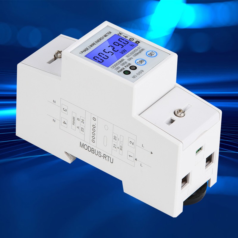 DDS529MR Single Phase Electric Energy Meter LCD Digital Display 230V