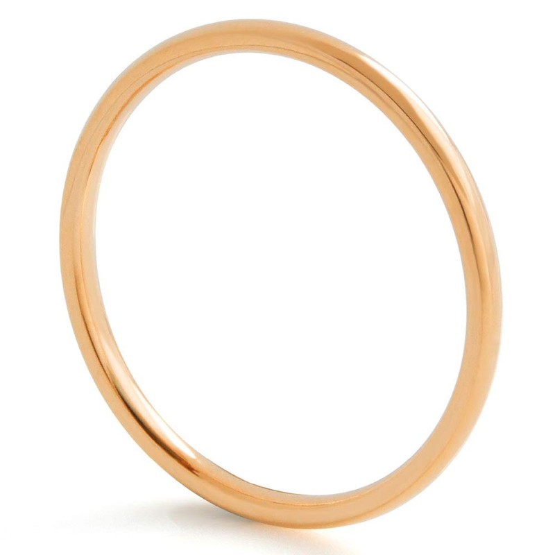 2PIECES Brand sr0152 Stainless Steel Accessory Ring, Unisex, Simple, Hypoallergenic,