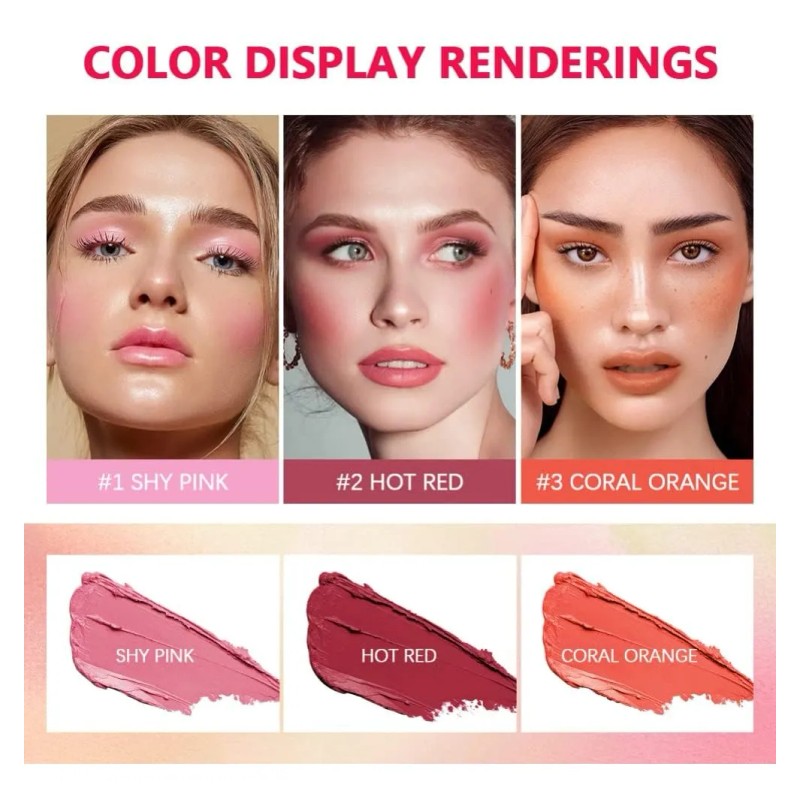 Rubor En Crema, Rubor En Barra Maquillaje Blush En /