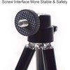 FUDONI Mini Tripod Projector Stand Tripod Foldable Black