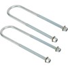 Leaf Spring U-Bolts for 2-1/2 Inch Axle Tube, 10 Inch