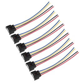 uxcell 6pcs Ignition Coil Connector for Scion TC L4 2.4L 2005-2010 for Toyota Camry L4 2.4L 2002-2010 No.9098011885