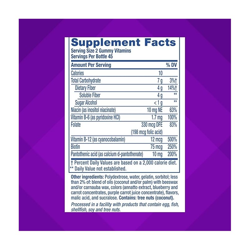 Vitafusion Fiber Well Fit Gummies Supplement, 90 Count (Packaging May