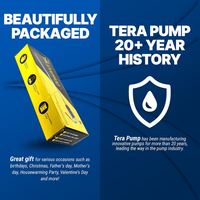 TERA PUMP Lever-Action Drum Pump – Manual High-Efficiency Fluid Transfer