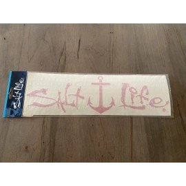 Salt Life Pink Anchor Decal 12” SAD922 NEW