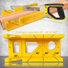 Hanpex 12 Inch Heavy Duty Mitre Box Cuts both 45