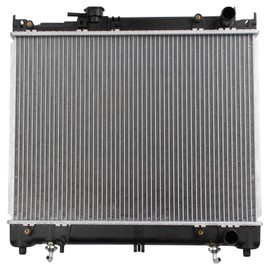 TRQ Radiator Assembly Aluminum Core Compatible with 94-97 Geo Tracker 96-98 Suzuki X-90 CU2089