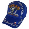 Texas Lone Star State Adjustable Baseball Cap with Flag and
